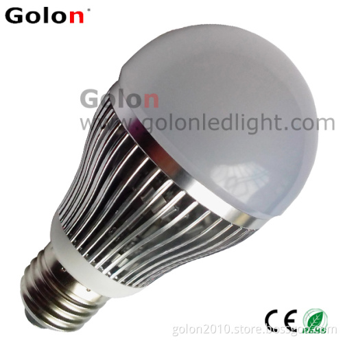 7W LED Global Bulb Fin Heat Sink, SMD2835 Dimmable Low Price. 3 Years Warranty